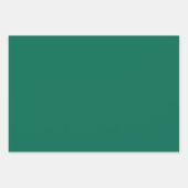 ボトルの緑無地の色 ラッピングペーパーシート (正面)