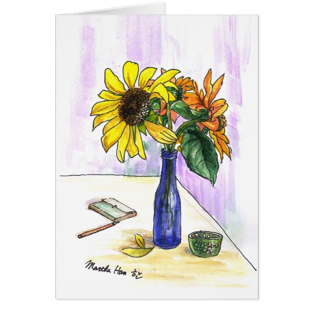 ボトルの花 (正面)