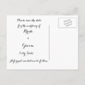 ボトルの菊ポストカードの保存 案内ポストカード (裏面)