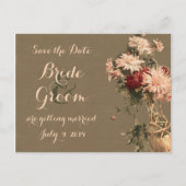 ボトルの菊ポストカードの保存 案内ポストカード (正面)