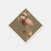 ボトルの菊 スタンダードカクテルナプキン (角)