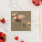 ボトルの菊 スタンダードカクテルナプキン (インサイチュ)