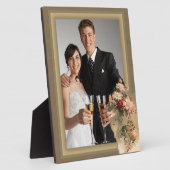 ボトルの菊 フォトプラーク (側面)