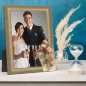 ボトルの菊 フォトプラーク (側面)