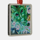 "ボトルの魔神"のオーナメント メタルオーナメント (右)