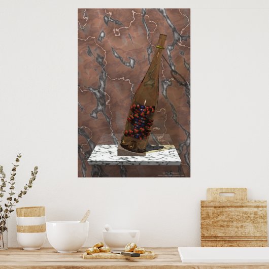 ボトルのDNA ポスター (キッチン)