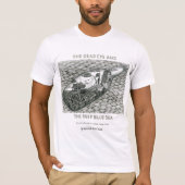 ボトルのVannakの死んだ目のTシャツ Tシャツ (正面)