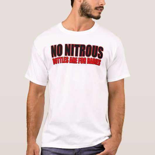 ボトルはベビーのためです Tシャツ (正面)