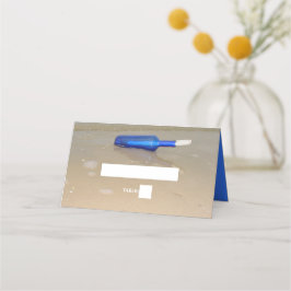 ボトルオンビーチサンド結婚ズ プレイスカード