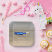 ボトルオンビーチサンド結婚ズ ペーパープレート (パーティー)