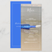 ボトルオンビーチサンド結婚ズ メニュー (正面/裏面)