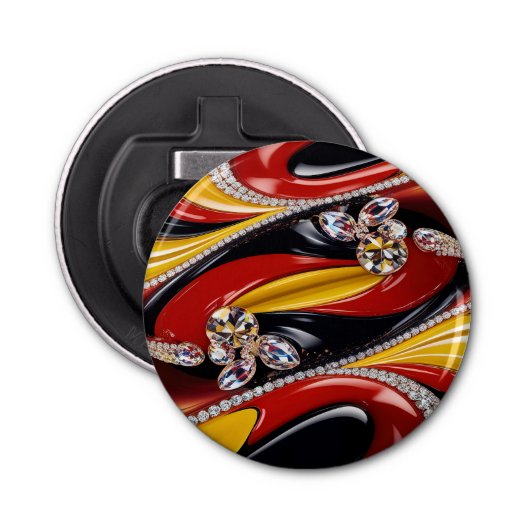 ボトルオープナーとベルギーカラーデザイン 栓抜き (正面)