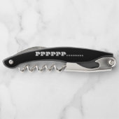 ボトルオープナーアートスタイルデザイン ソムリエナイフ (裏面)