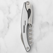 ボトルオープナーアートスタイルデザイン ソムリエナイフ (裏面)