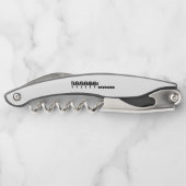 ボトルオープナーアートスタイルデザイン ソムリエナイフ (裏面)