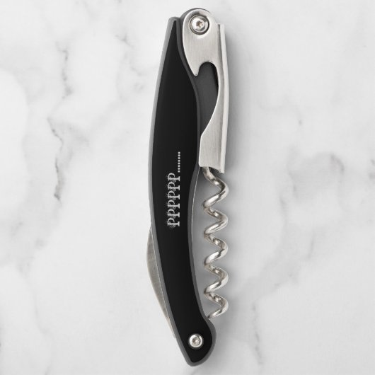 ボトルオープナーアート及びデザインスタイル ソムリエナイフ (裏面)