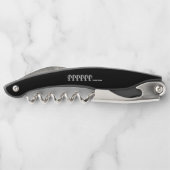 ボトルオープナーアート及びデザインスタイル ソムリエナイフ (裏面)