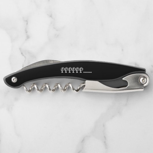 ボトルオープナーアート及びデザインスタイル ソムリエナイフ (裏面)