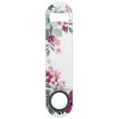 ボトルオープナー熱帯花オンホワイト スピード栓抜き (裏面)