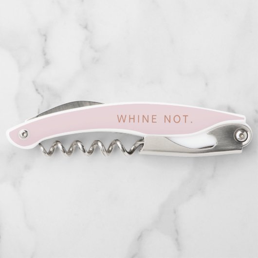 ボトルオープナー「ウィーンnot」バラ金ゴールドピンクコルク ソムリエナイフ (裏面)