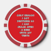 ボトルオープニングティース ポーカーチップ (正面)