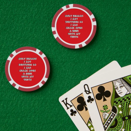 ボトルオープニングティース ポーカーチップ (ポーカーテーブル (ダブル))