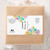 ボトルカスタムの植物体ドロッパー製品ラベル ラベル (インサイチュ)