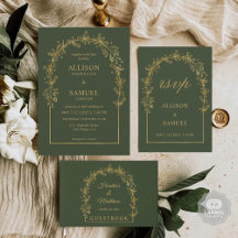 ボトルカスタム濃厚金ゴールド緑の花フローラ