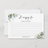 ボトルカード結婚の 招待状 (正面)