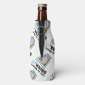 ボトルクーラー - 人生は短い。飲もう。 (ボトル裏面)