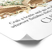 ボトルチュグゲーム新しいチャプターブックテーマワイルドフラワー ポスター (角)