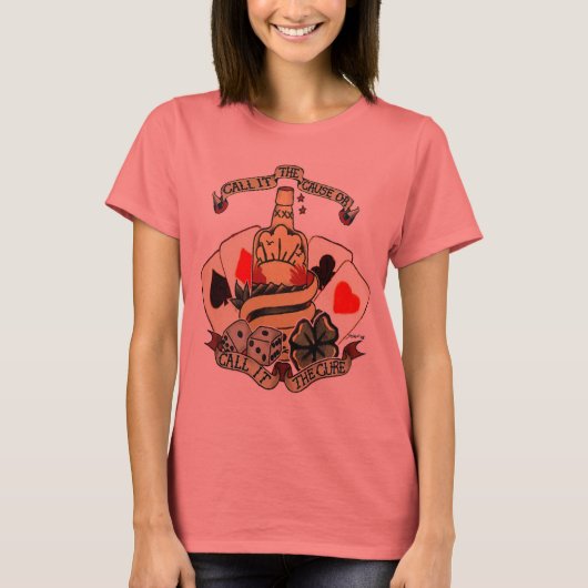 ボトルデザイン Tシャツ (正面)