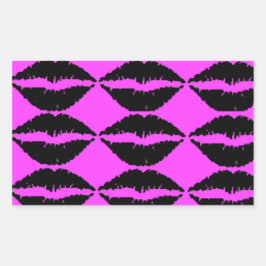 ボトルネックステッカー 長方形シール