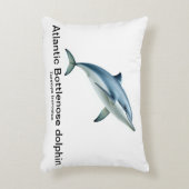 ボトルノースのドルフィン枕 アクセントクッション (正面(垂直))