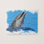ボトルノース・イルカ頭 ジグソーパズル (横)