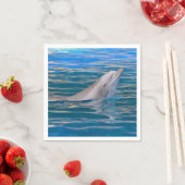 ボトルノース・イルカ頭 スタンダードカクテルナプキン (インサイチュ)