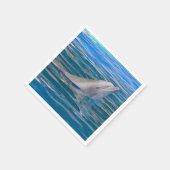 ボトルノース・イルカ頭 スタンダードカクテルナプキン (角)