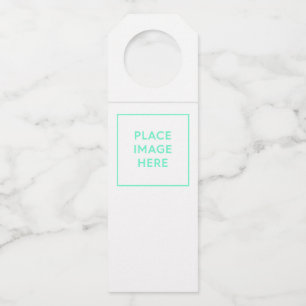 ボトルハンガーラベル、標準マット ボトルネックタグ