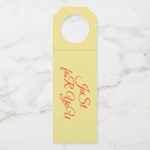 ボトルハンガー – あなたのためだけに。..愛情を込めて ボトルネックタグ