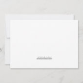 ボトルビーチハネムーンシャワーからのメッセージ 招待状 (裏面)