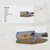 ボトルプロファイルカードのメッセージ 名刺 (正面/裏面)