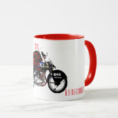 ボトルヘッドレーシングコーヒーマグ マグカップ (正面右)