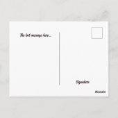 ボトルポストカードのビーチ ポストカード (裏面)