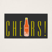 ボトルポップ・アートの応援新年ホリデーパーティギフトラベル (正面)