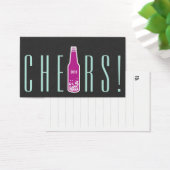 ボトルポップ・アートの応援新年ホリデーパーティギフトラベル (デスク)