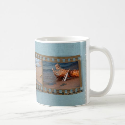 ボトルメッセージのネガフィルム コーヒーマグカップ (右)