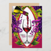 ボトルロックナパバレーカード 招待状 (正面/裏面)