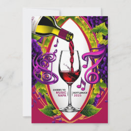 ボトルロックナパバレーカード 招待状