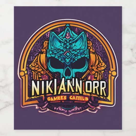 ボトル型 ワインラベル (シングルラベル)