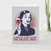 ボトル日のPersonalizableカード カード (正面)